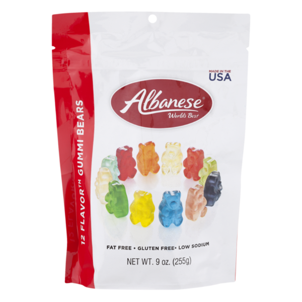 Albanese 12 Flavor Gummi Bears 9 oz