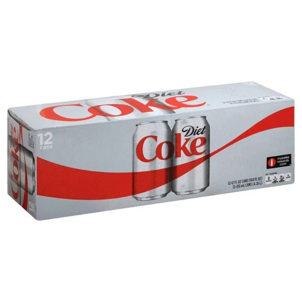 Diet Coke 12 oz cans 12 pk