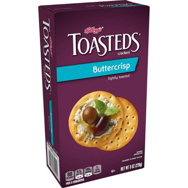 Kellogg's Toasteds Crackers Buttercrisp 8 oz