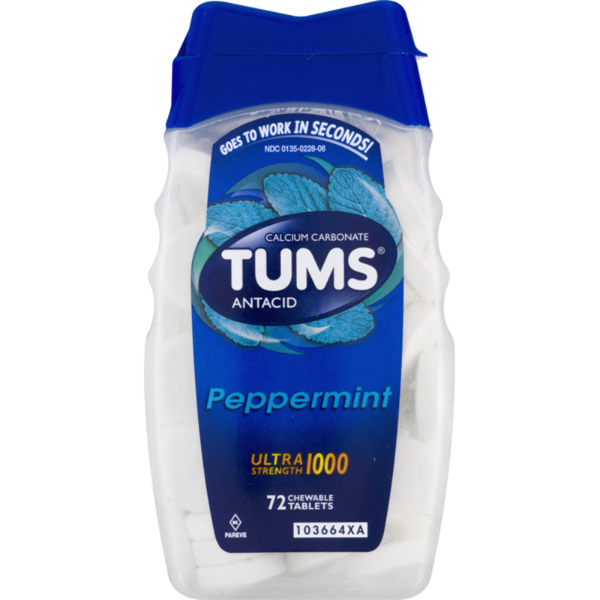 Tums Ultra Strength 1000 Peppermint 72 ct