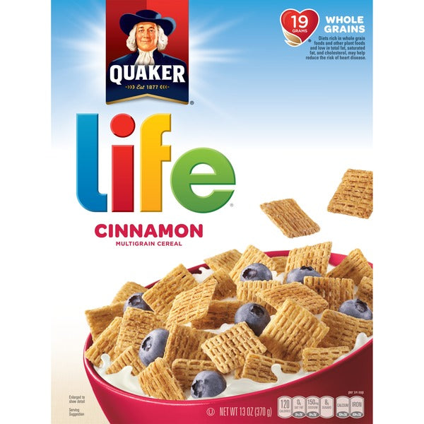 Quaker Cinnamon Life Cereal 13 oz