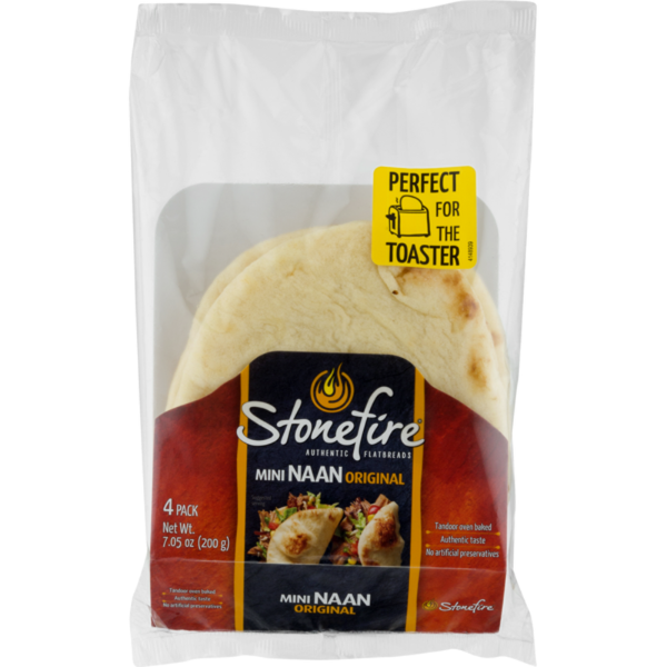 Stonefire Mini Naan Bread Original 7.05 oz