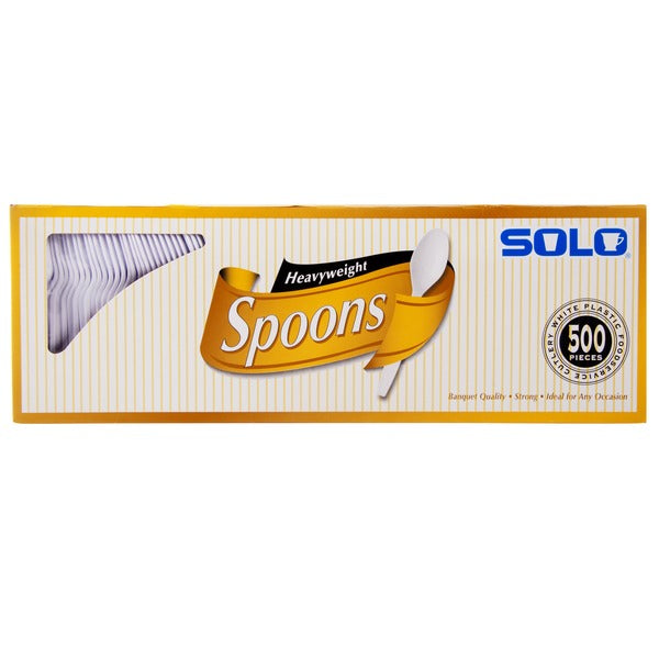 Solo Heavyweight Plastic Spoons 500 ct