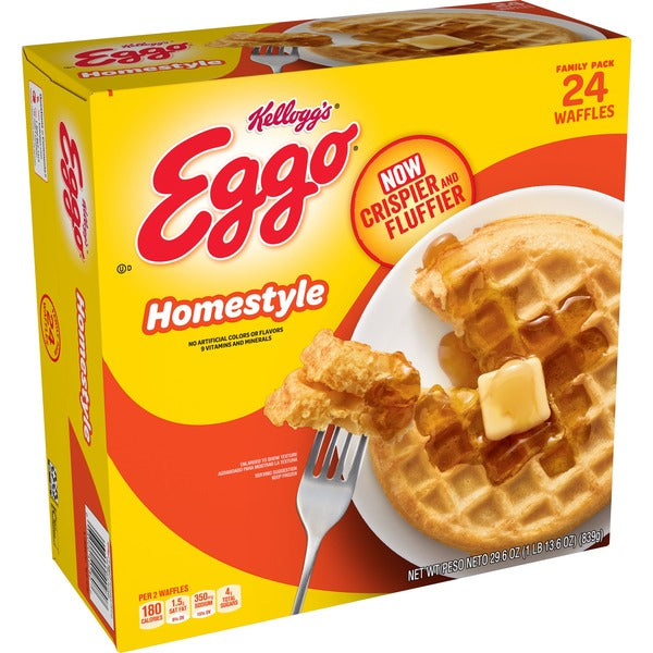 Eggo Homestyle Waffles 24 ct