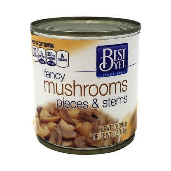 Best Yet Mushrooms Pieces & Stems 4 oz