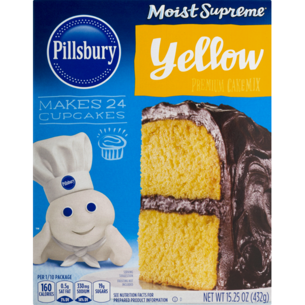 Pillsbury Moist Supreme Yellow Cake Mix 15.25 oz