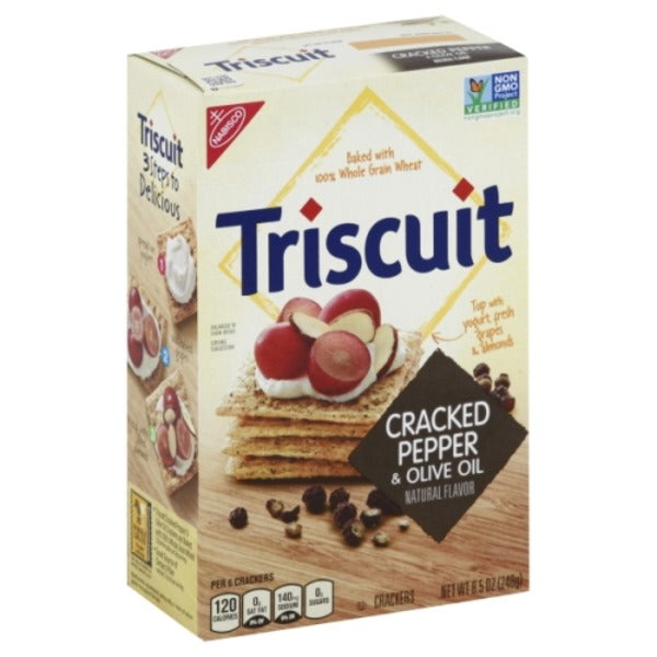 Triscuits Cracked Pepper & Olive Oil  8.5 oz