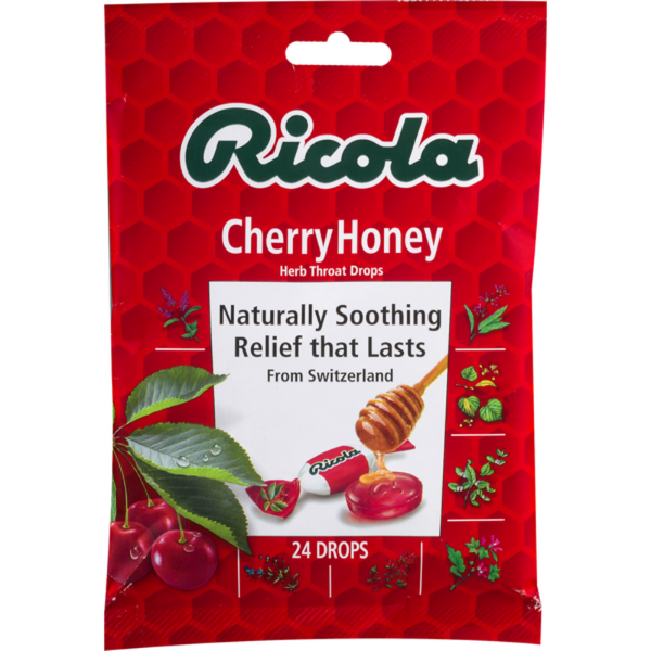 Ricola Cherry Honey Drops 24 ct