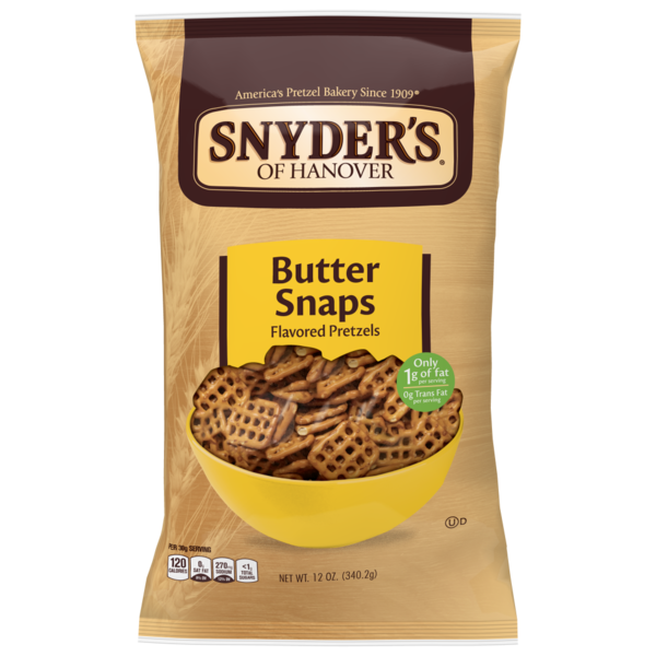 Snyder's Butter Snaps Pretzels 12 oz