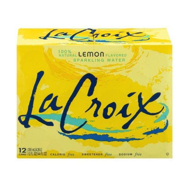 LaCroix Sparkling Water Lemon 12 oz 12 ct