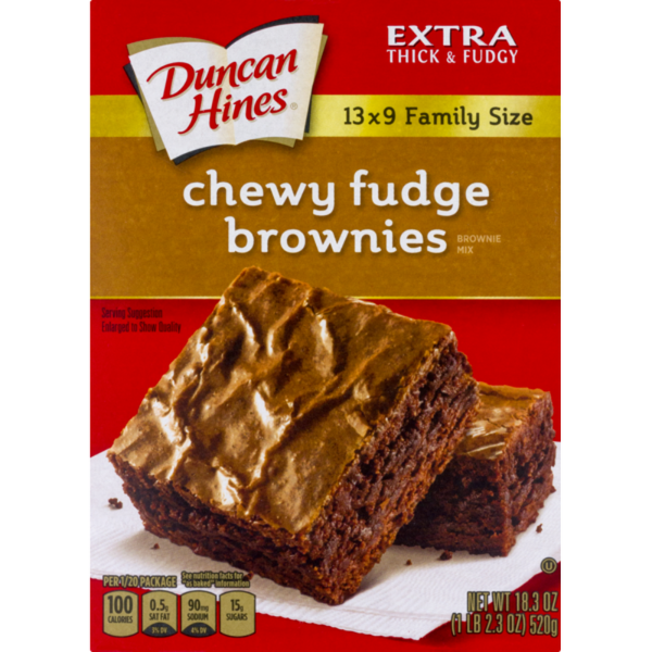 Duncan Hines Chewy Fudge Brownie Mix 18.3 oz