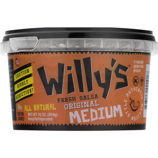 Willy's Medium Salsa 16 oz