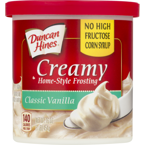 Duncan Hines Creamy Home-Style Classic Vanilla Frosting 16 oz