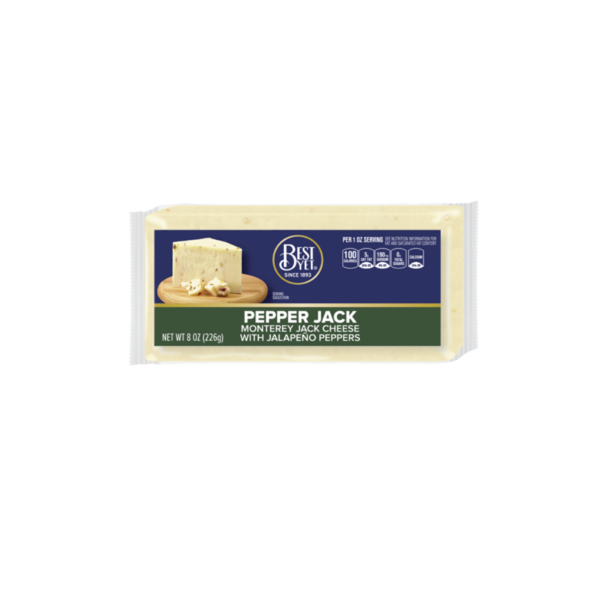 Best Yet Pepper Jack Cheese 8 oz