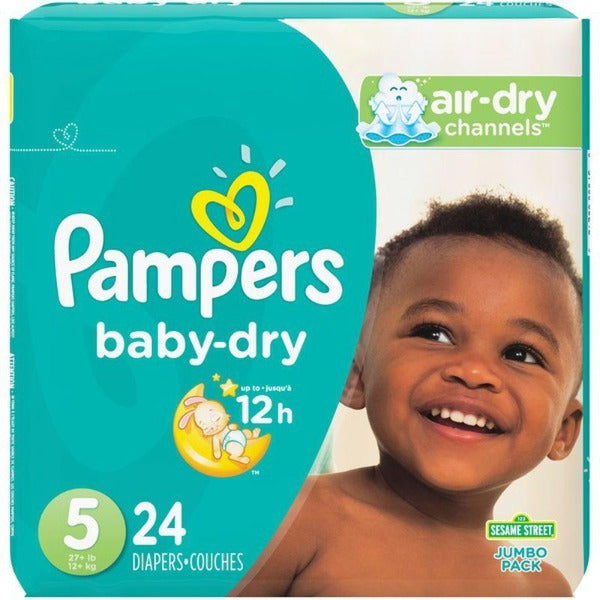 Pampers Baby Dry Diapers Size 5 24 ct