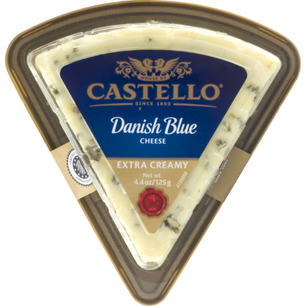 Rosenborg Castello Danish Blue Extra Creamy Cheese 4.4 oz