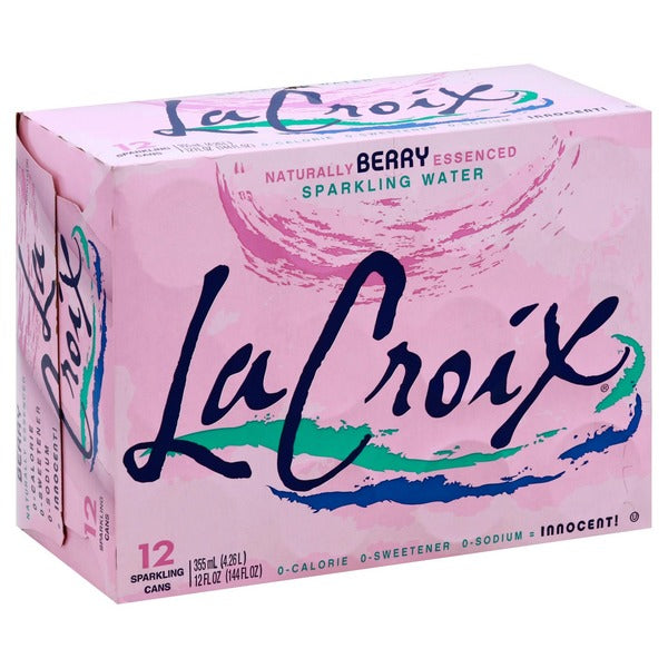 LaCroix Sparkling Water Berry 12 oz 12 ct