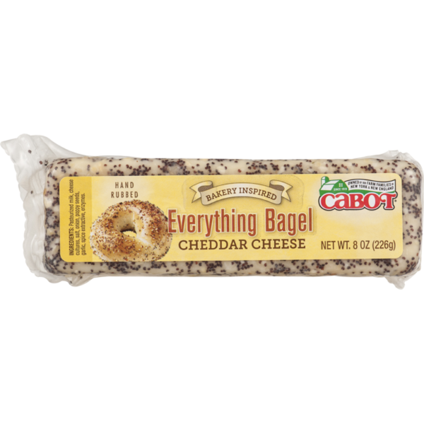 Cabot Everything Bagel Cheddar Cheese 8 oz