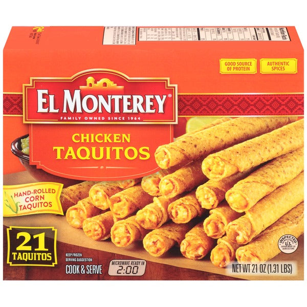 El Monterey Chicken Taquitos 21 oz