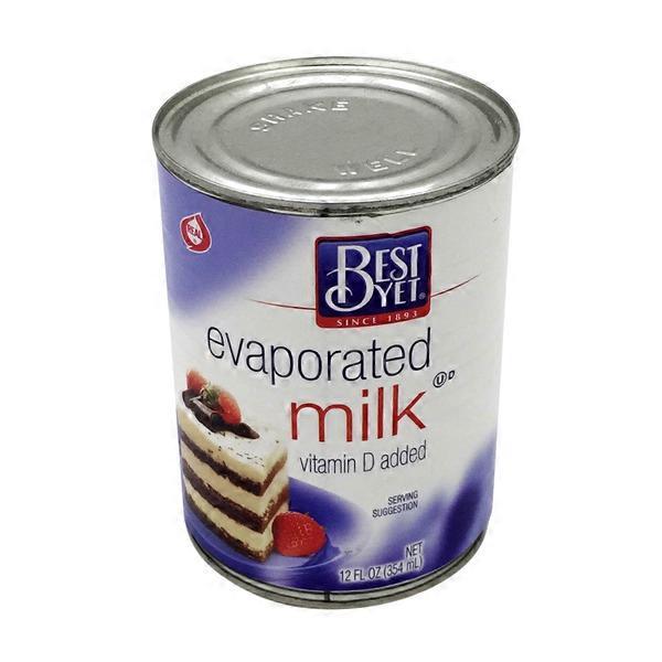 Best Yet Evaporated Milk 12 oz