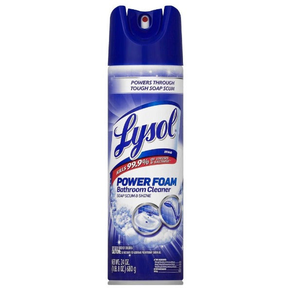 Lysol Power Foam Bathroom Cleaner 24 oz